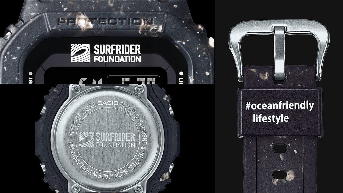 Casio G-SHOCK G-5600SRF SURFRIDER FOUNDATION black oceanfriendly