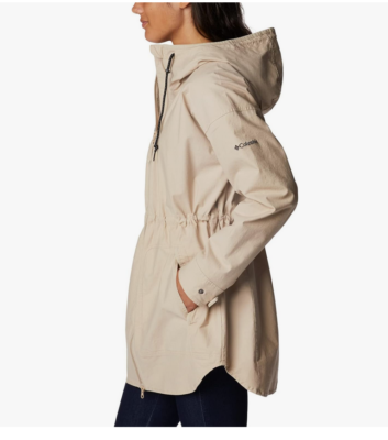 Columbia Sage Lake Lightweight Anorak Lined Long Jacket Ancient