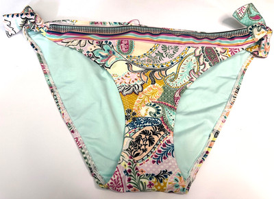 Neu! Accessorize UK18 mintgrün-mix Paisley Bikinihose mit seitlichen Bändern