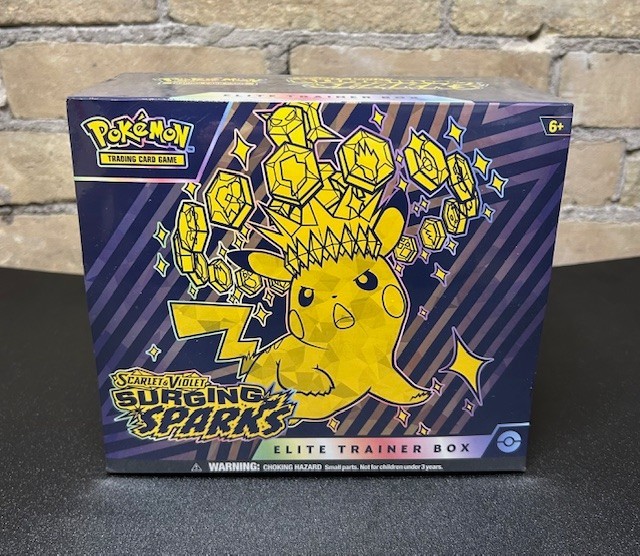 Pokemon TCG: Surging Sparks Factory Sealed Elite Trainer Box