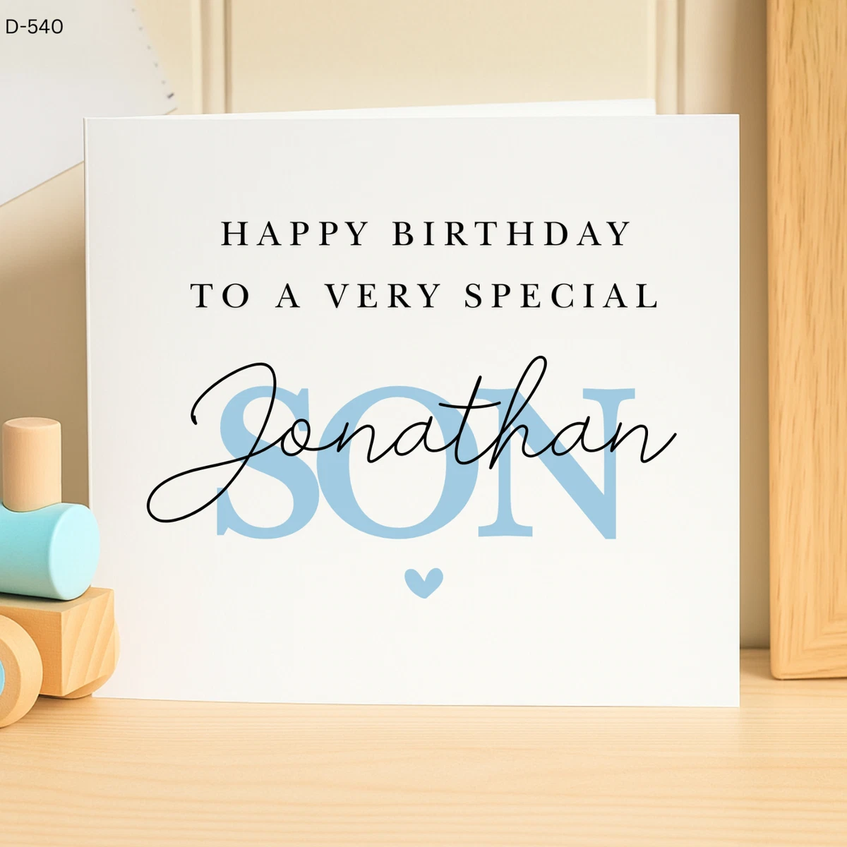 Son Birthday Card, Son In A Million, Son Poem, Adult Son Birthday Card - Foto 7