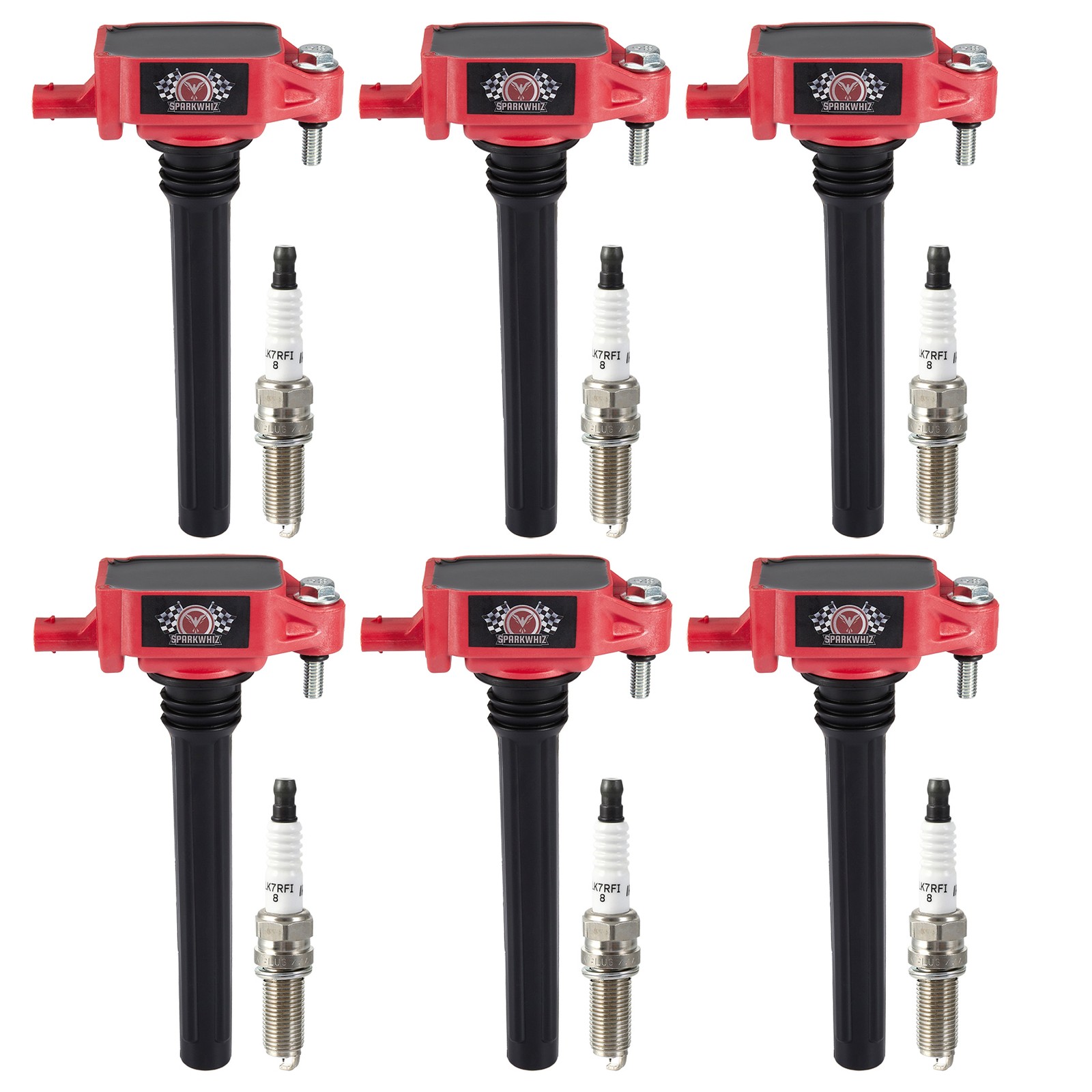 Performance Ignition Coils & Spark Plugs For Chrysler Jeep Dodge Ram 3.6L UF648