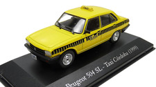 1999 PEUGEOT 504 SL YELLOW - TAXI CORDOBA 1:43 DIE CAST METAL MODEL NEW IN BOX