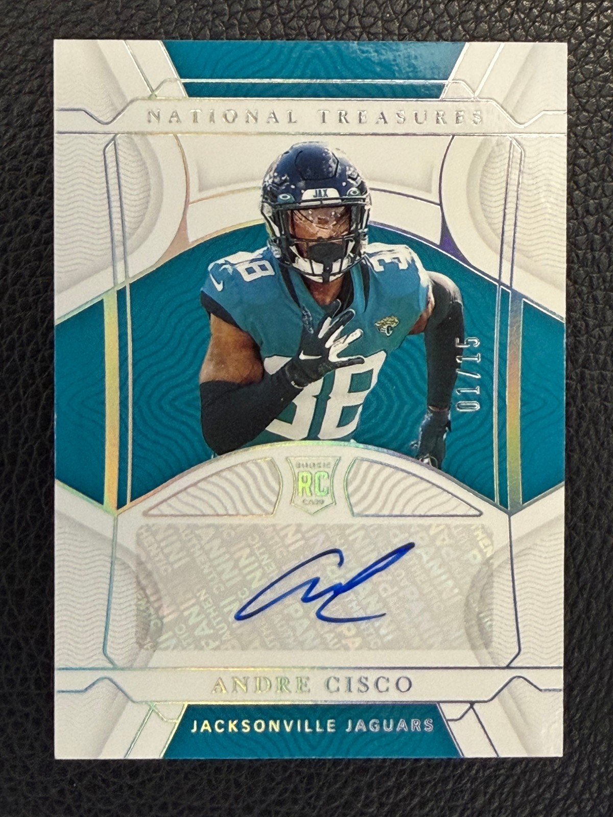 Andre Cisco Panini National Treasures #134 Autograph