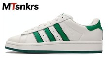 Adidas Brand Mens Adidas Campus 00s 'White Green' Skateboard Shoes Size
