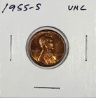 1955 S US Lincoln Wheat Cent BU  Uncirculated  Free Shipping