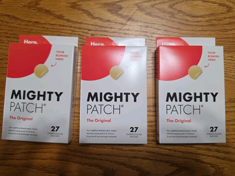 New Mighty Patch Hydrocolloid Acne 12mm Pimple Spot Dot Patches 81 Count 