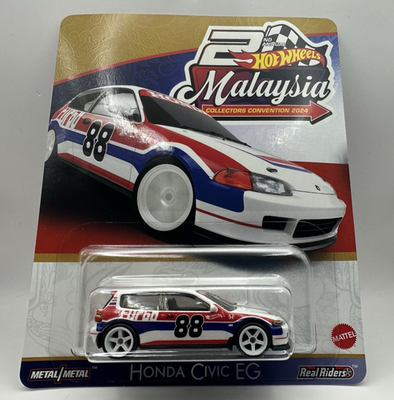 ミニカー Hotwheels Malaysia Convention civic EG Hot Wheels 2024 Malaysia Convention Honda Civic EG SN 0503/1500 | eBay