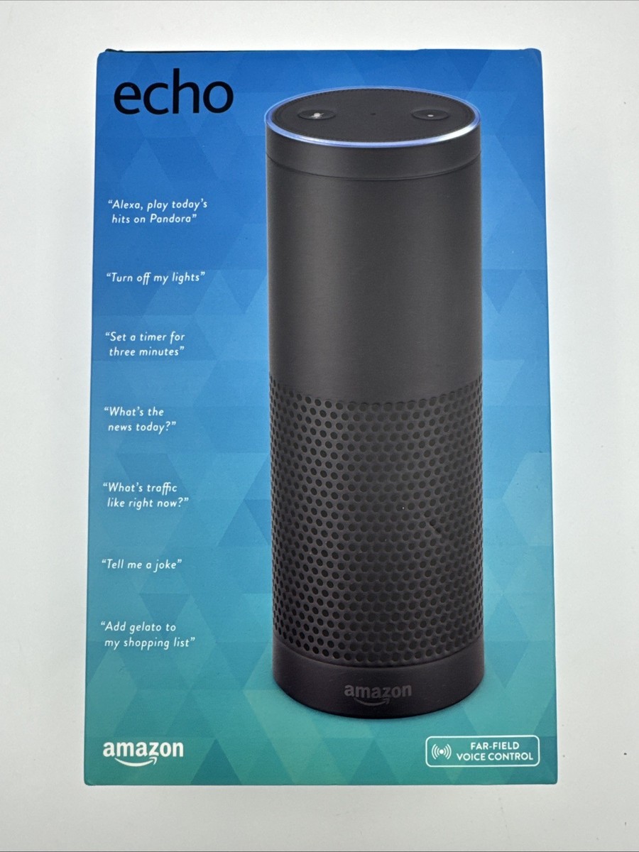 Amazon Echo (1st Generation) Smart Assistant - Black for sale