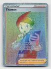 Thorton (Secret) 210/196 Secret Rare SWSH11: Lost Origin NM