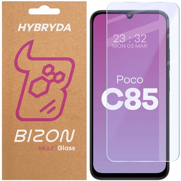 Schutzglas FüR Xiaomi Poco C85 4G Bizon Displayschutzglas Hybridglas Handyglas-image