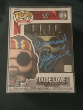 Funko Pop! WWE Dude Love #109 Signed By Mick Foley 