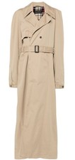 BALENCIAGA Deconstructed Beige Oversized Long Trench Coat New  Authentic