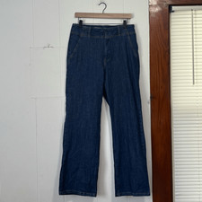 Pilcro Dark Wash Straight Leg Trouser Jeans Size 31