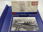 FIRST Flight trans-pacific to Hong Kong, Apr. 21, 1937, to S.F./ Hollywood, CA.