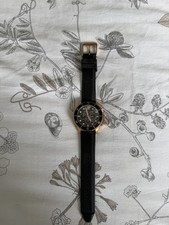 Michael Kors MK8974 Cunningham Chronograph Watch Black Silicone 44mm