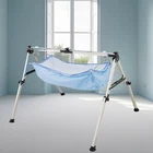 TinyTyke Manual Baby Cradle | Square Pipe Frame Fully Foldable | Smooth Rocking