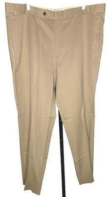 Brooks Brothers wool Pants Men's Madison Fit Dress Slacks Sz 42/30 khaki career