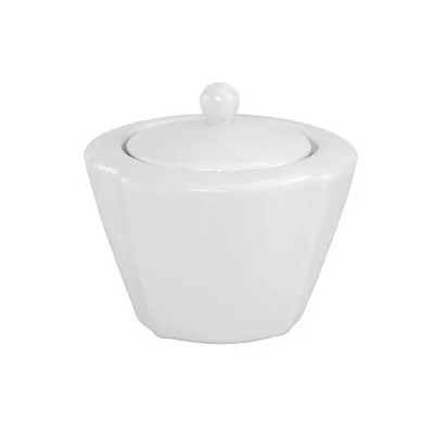 International Tableware, Inc Rhapsody Bright White 8 oz Porcelain Sugar Bowl