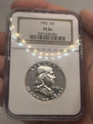 1952 NGC 50C PF66 FRANKLIN HALF DOLLAR! BETTER DATE! NICE EYE APPEAL***