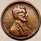 1919-D Lincoln Wheat Cent Penny . XF/AU Original!!