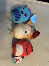 2025 McDonald's Squishmallows Plush Set of 3 Rorty,Steven, Mirren 3.5"