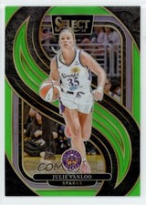 2025 Panini Select WNBA Premier Level Neon Green Prizm /75 Julie Vanloo 1jb0