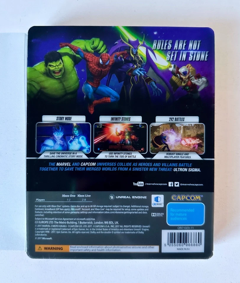 Marvel Vs Capcom Infinite Deluxe Steelbook Edition Xbox One/One S/One X/Series X - Image 2 of 4