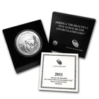 2011 P 5 oz ATB Glacier  .999 Silver Coin with US Mint Packaging & COA