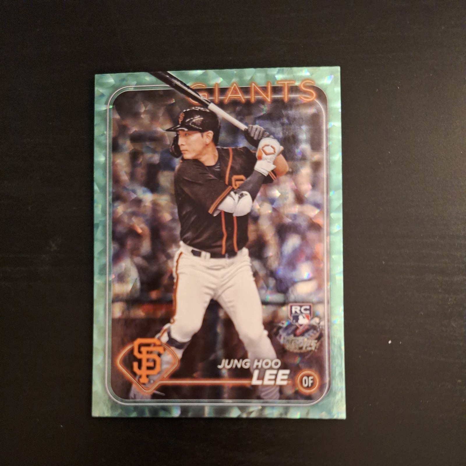 2024 Topps Series 2 - Jung-Hoo Lee #691 Aqua Foil /399 (RC)