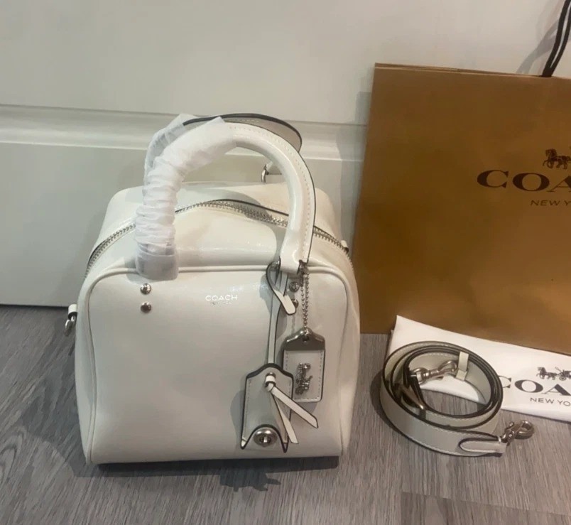 COACH Cube Rogue Bag 20 Shoulder Bag Chalk CBH04 Outlet NEW