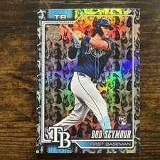 2026 Topps Holiday Bob Seymour Rookie (SSP) Black Bunny Easter Foil #70 TB Rays