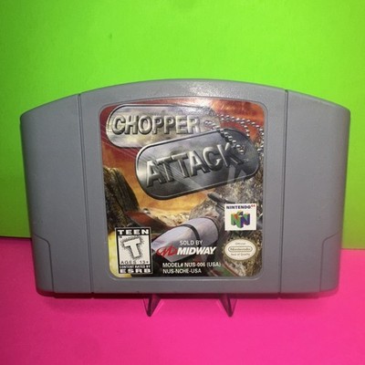 Chopper Attack (Nintendo 64, 1998) Cleaned / Tested / Authentic ~Polished Pins~