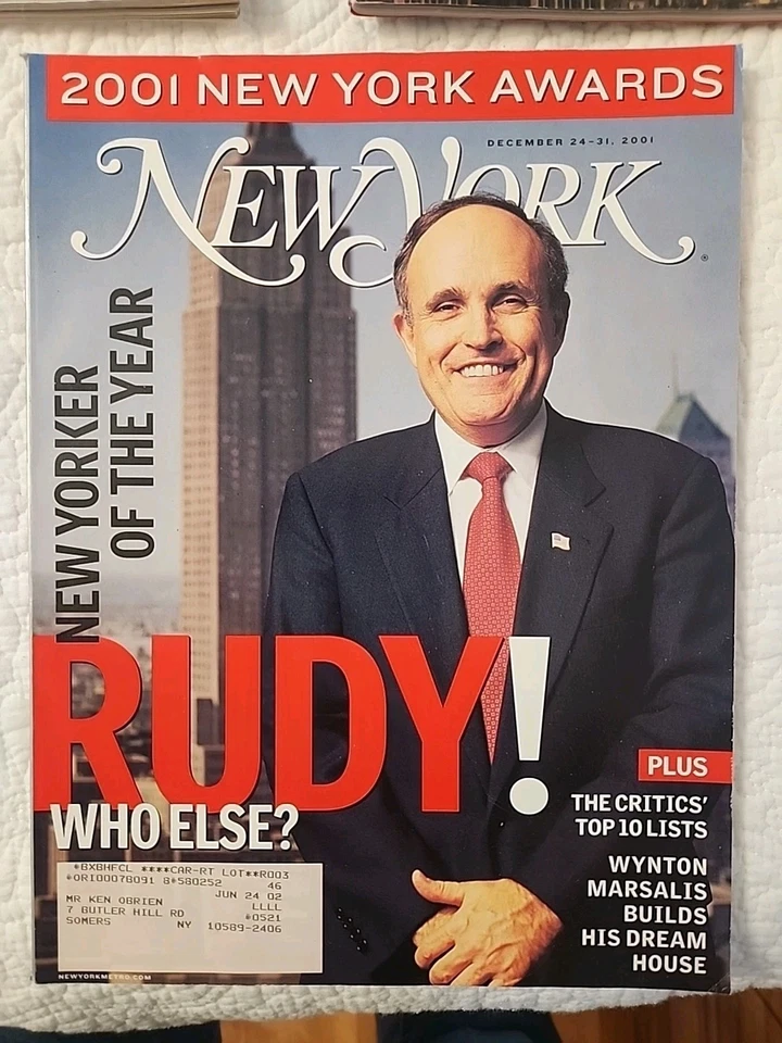 9/11 Business Week, New York Magazines, Rudy Guiliani - Image 4 of 4