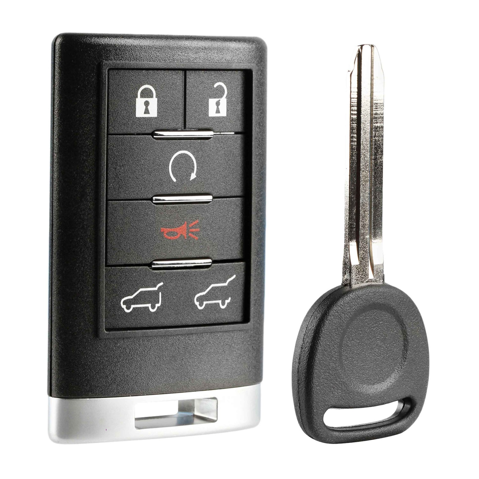 For 2007-2014 B111-PT Key + Remote Key Fob for Cadillac Escalade OUC6000066