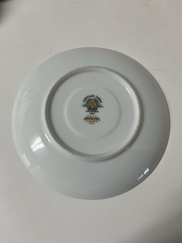 Set Of 3 Noritake China Japan Natalie 5815 Saucers Plate for Teacup LilyOfValley - Picture 4 of 4