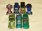 Hot Wheels Redline Lot Vicky Woody Nomad Firebird Hood Paddy Wagon Red Baron.