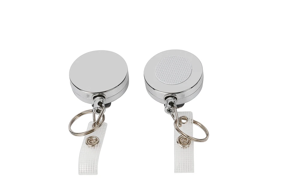 Carrete de insignia de alta resistencia con conectores - gancho y bucle o cinta para cubiertas de carrete Foto 2 de 4