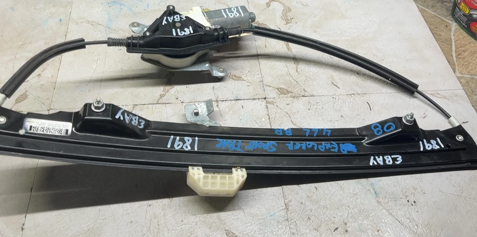 2006-2010 EXPLORER MOUNTAINEER Passenger Right Rear Door Power Window Regulator - Image 4 of 4