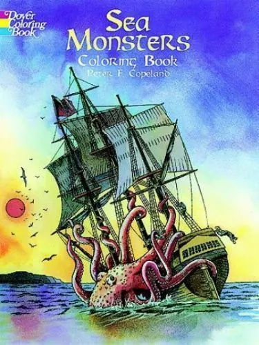 Sea Monsters Coloring Book [Dover Sea Life Coloring Books] ,  , paperback , Acce
