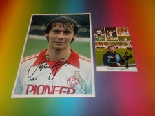 Stephan Engels DFB 1.FC Cologne signed autograph on 20x28 photo + postcard
