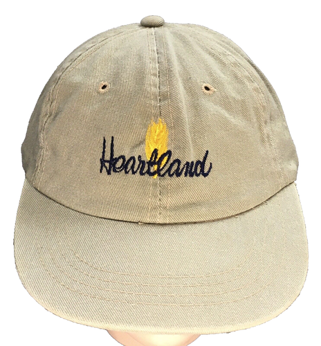 Vintage NOS Heartland Wheat Cap Strap Back Trucker Hat Straw Field Farming