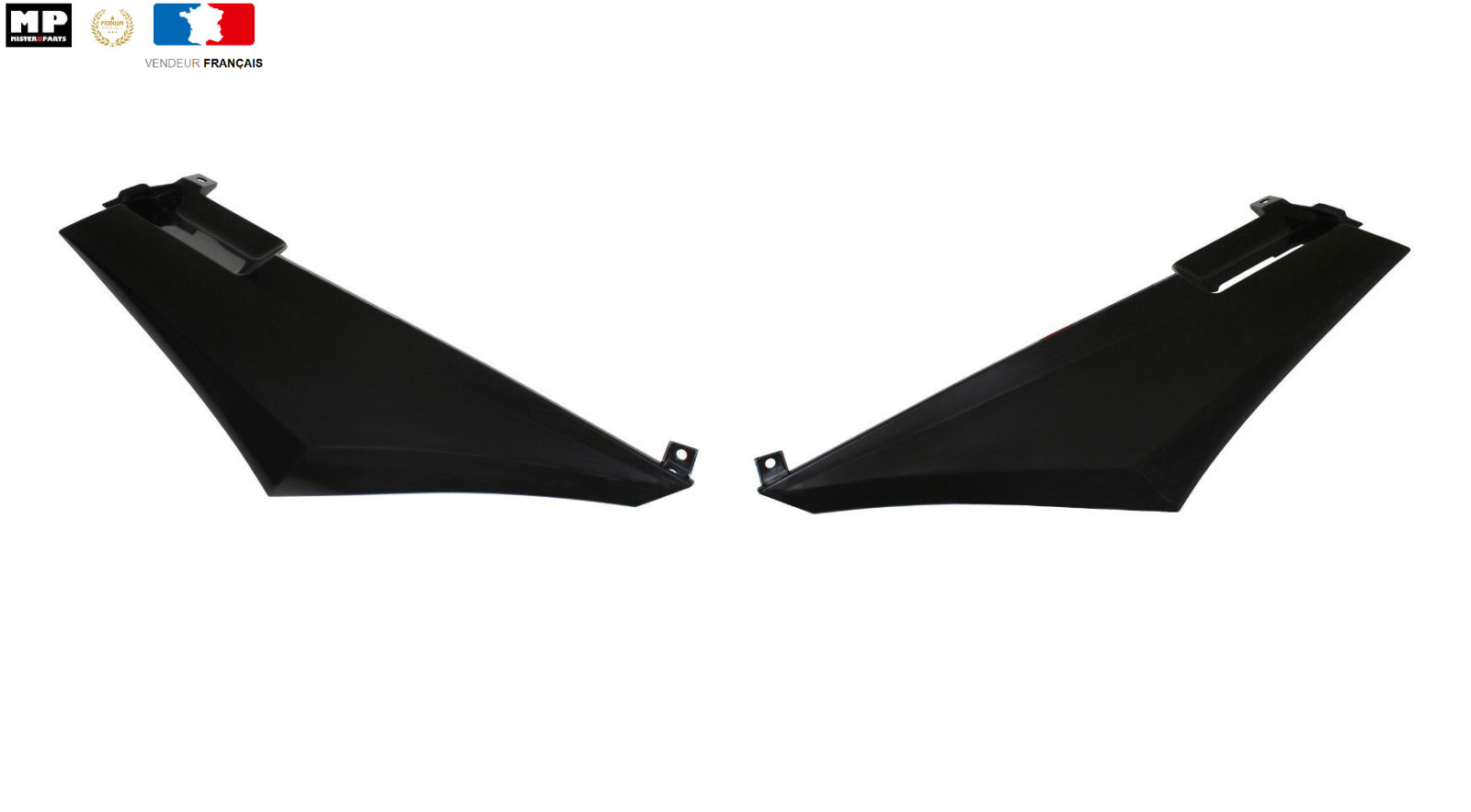 Coque arrière noire pour Derbi Senda 1994 à 2010 : carénage habillage de remplacement en ABS