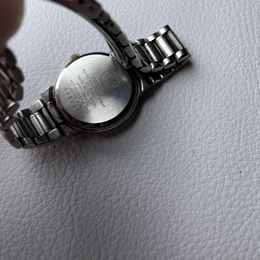 SEIKO SPIRIT 2P21-0840 Antimagnetic 60G Water Resist 10bar
