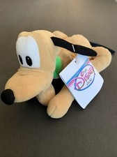Pluto Disney Vintage Bean Bag Plush Stuffed Toy with Tags retired rare vtg