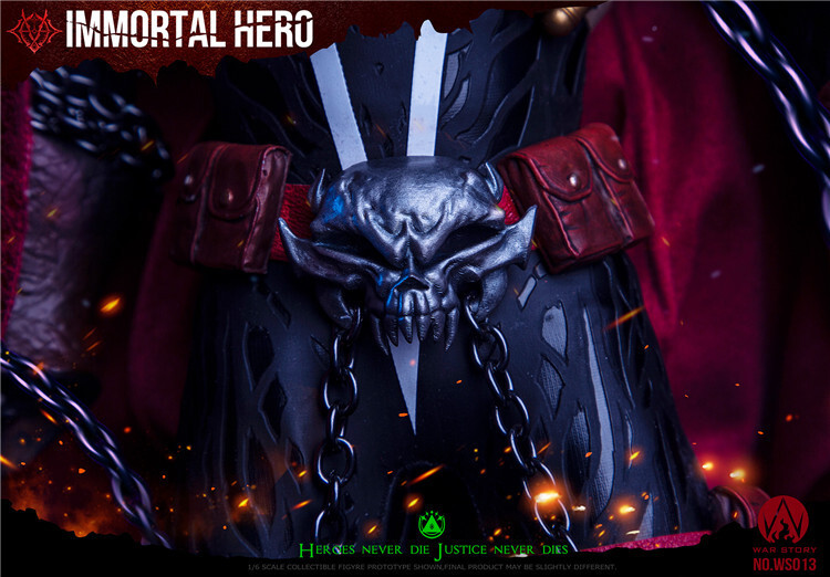 WAR STORY 1/6 WS013 Immortal Hero Spawn Action Figure Model WAR STORY 1/6 WS013 Immortal Hero Spawn Action Figure Model