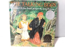 The Talking Eggs- Creole Folktale-Robt San Souci Caldecott Honor 1989 HC/DJ