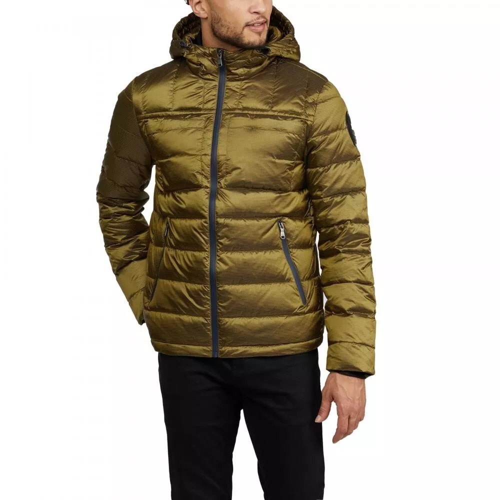 Louis Vuitton Quilted Patch Blouson With Packable Hood in Blue for Men