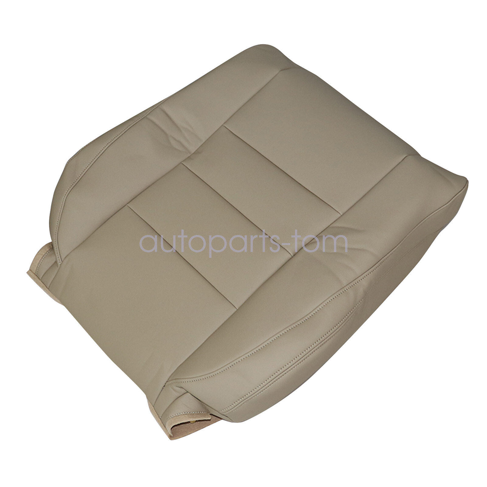 Fits 08 to 12 Honda Accord Driver Lean Back Replacement Leather Seat Cover Tan