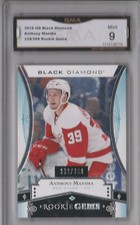 2016-17 Black Diamond Anthony Mantha Rookie Gems Card #'d 239/399 GMA Graded 9 